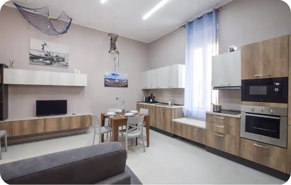 Home cucina della casa vacanza Dimora Pescatori a Reggio Calabria